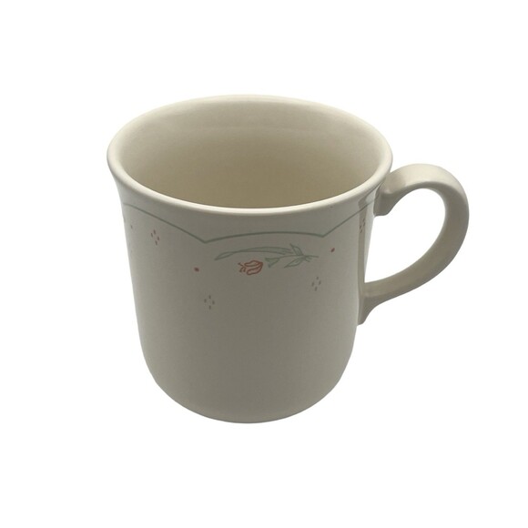 Vintage Corelle Corning Ware Califo Rose Coffee Tea Mug Replacement Cup USA Used - Picture 1 of 4